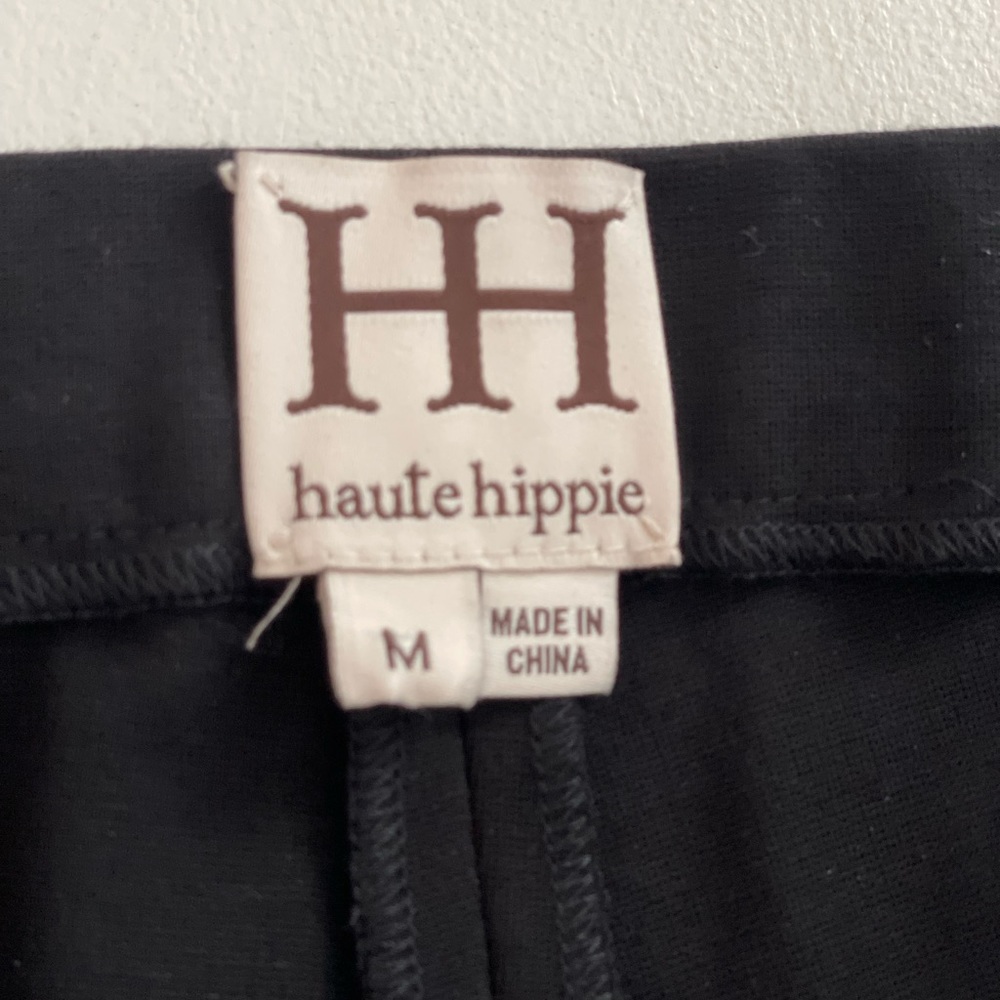 Haute Hippie Lace Up Leather Leggings Size M - Picture 9 of 15